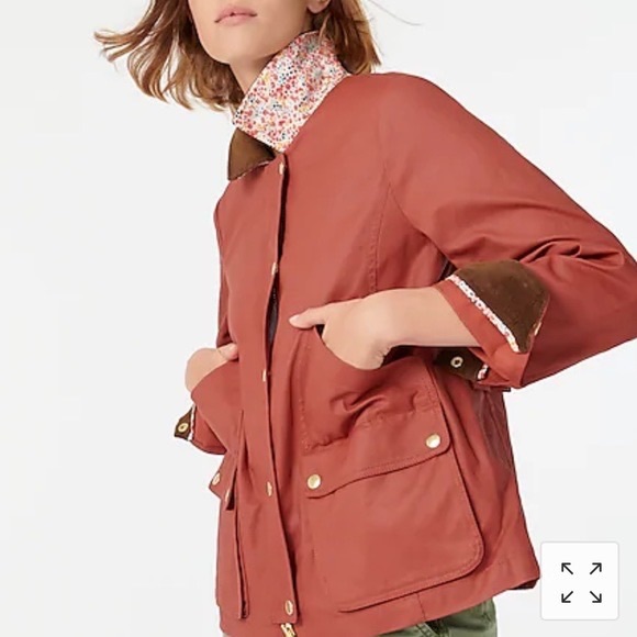 J. Crew Liberty Floral Barn Jacket - Picture 2 of 5